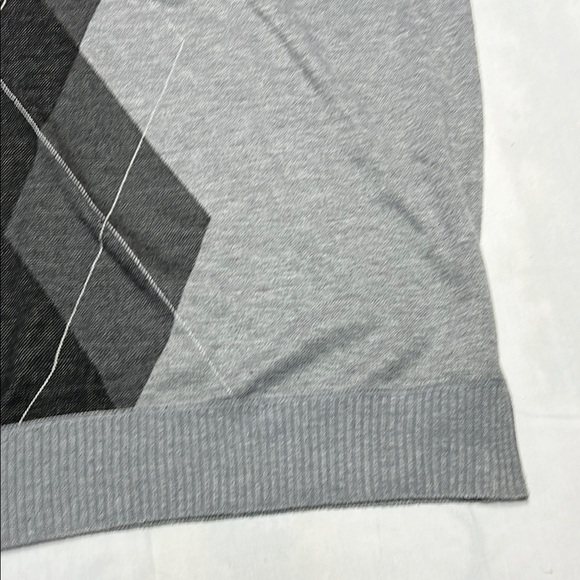 MEN'S MARX&DUTCH 4XL MULTI-COLOR ARGYLE LONG SLEEVE 1/4 ZIP SWEATER - Picture 9 of 15